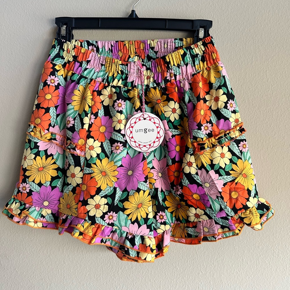 Umgee Multicolor Floral Print Shorts - NWT - Size S